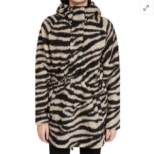 Varley ‘Whitfield’ Zebra Sherpa Pullover, Sz XS